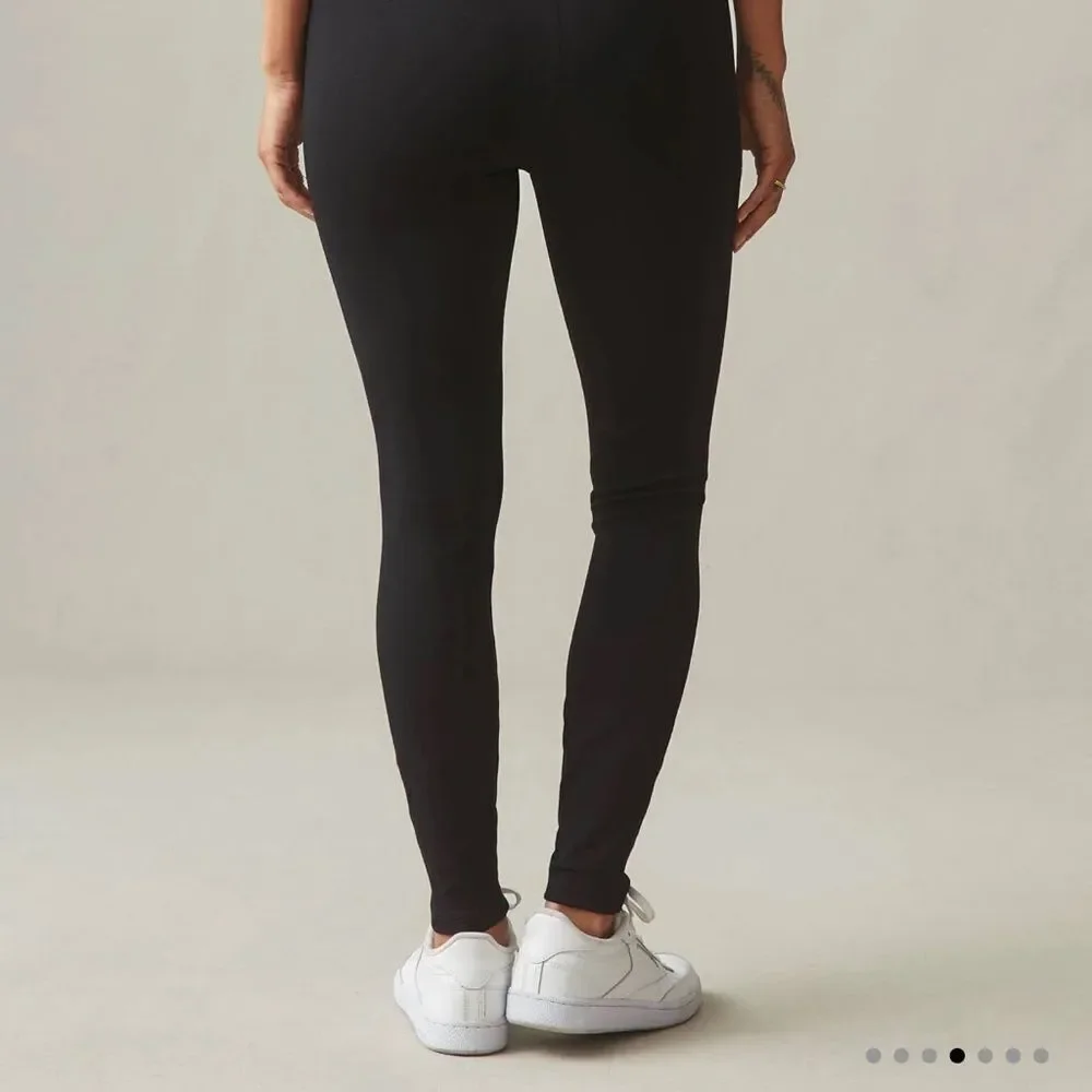 American Giant Black Ponte Pants